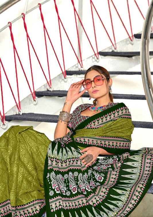 Designer Soft Cotton Saree